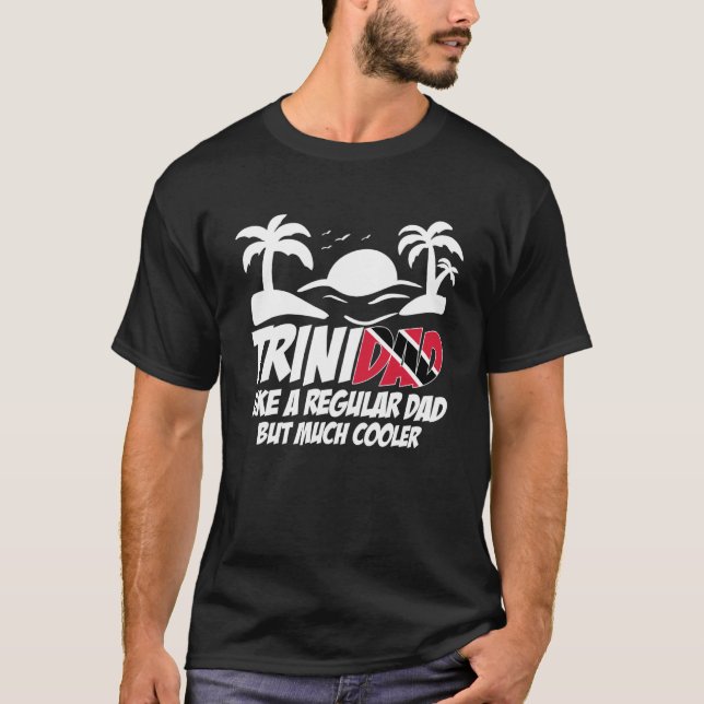 Trinidad Vater Tobago Trinidad Flagge Trinidadian  T-Shirt (Vorderseite)