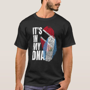 Trinidadian und Guatemala-Mix-DNA-Flagge Erbe T-Shirt
