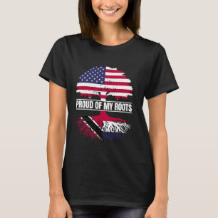 Trinidadianisch Niederländisch Mischung Stolz auf T-Shirt