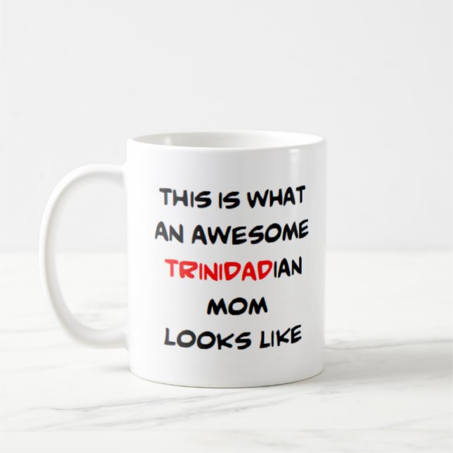 trinidadianische Mama, phantastisch Kaffeetasse (Links)