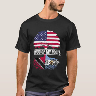 Trinidadisch Argentinischer Mix Stolze Wurzeln Tri T-Shirt