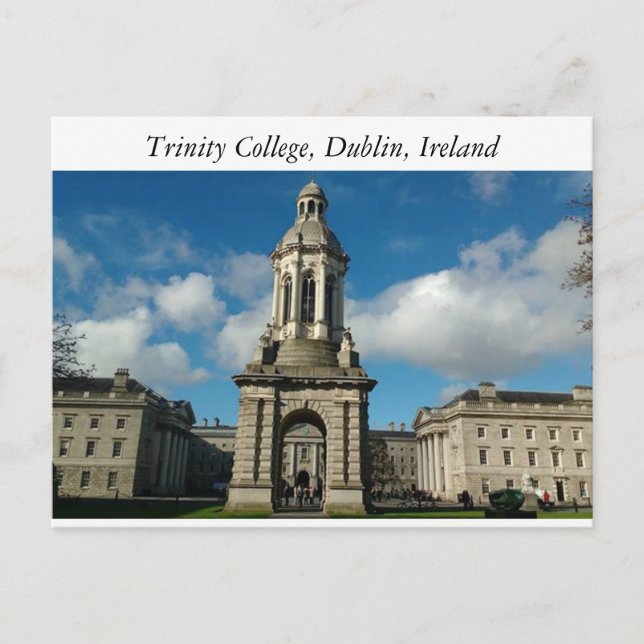 Trinity College Dublin, Irlande Carte postale (Devant)