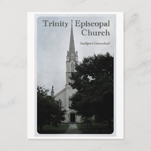 Trinity Episcopal Church Postkarte (Vorderseite)
