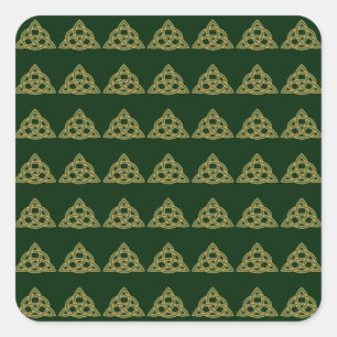 Trinity Knot Green Stickers