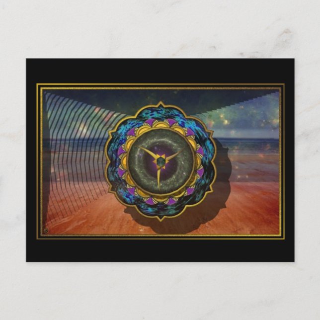 Trinity Lotus Postkarte (Vorderseite)