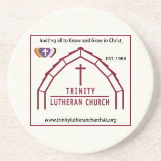Trinity Lutheran Logo Getränkeuntersetzer