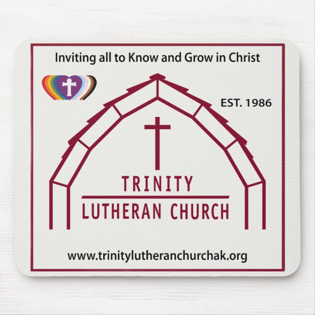 Trinity Lutheran Mauspad  (Vorne)