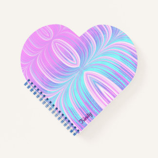 TRINITY ~ Pastel Aqua und Pink ~ Notebook Notizbuch