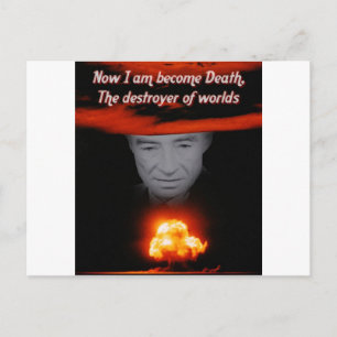 Trinity Robert Oppenheimer Postkarte