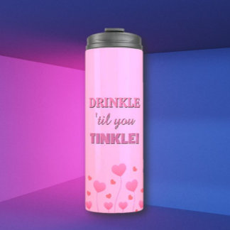 Trink aus! Lustige hübsche Thermosbecher