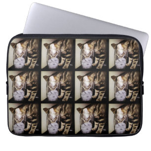 Trink Dieb Cat von Shirley Taylor Laptopschutzhülle