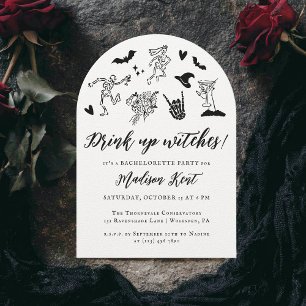 Trink Hexen! Spooky Whimsical Bachelorette Einladung