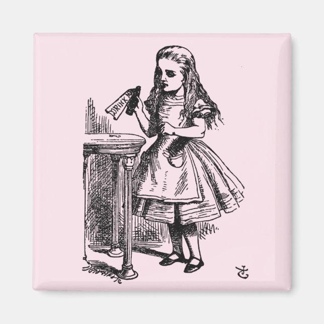 Trink mich (Alice's Adventures in Wonderland) Magnet (Vorne)