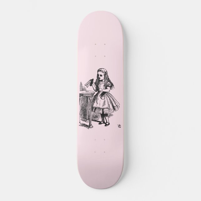 Trink mich (Alice's Adventures in Wonderland) Skateboard (Vorderseite)
