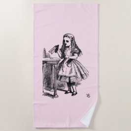 Trink mich (Alice's Adventures in Wonderland) Strandtuch
