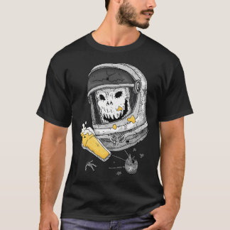 Trink und fahre nicht. Toter Astronaut. T-Shirt