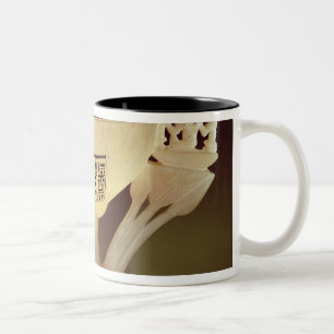 Trinkbecher in Form von Hälfte-geöffnet Zweifarbige Tasse