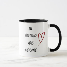 Trinkbecher mit positivem Zitat zur mentalen Gesun Tasse