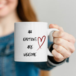 Trinkbecher mit positivem Zitat zur mentalen Gesun Tasse