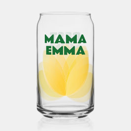 Trinkbehälter der Gelbblüte für die Mama Dosenglas