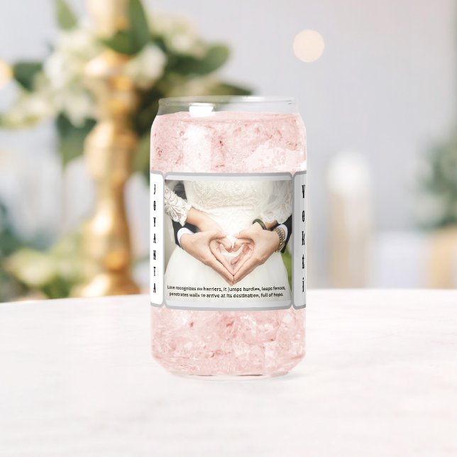 Trinkbehälter Hochzeit Foto mit dem Namen Can Glas (Insitu (Hochzeit))