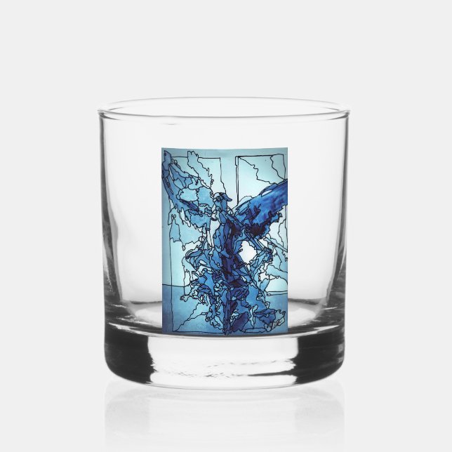 Trinkbehälter Set Blue Angel Whiskyglas (Vorderseite)