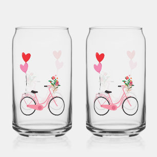 Trinkbehälter Set - Fahrrad Dosenglas