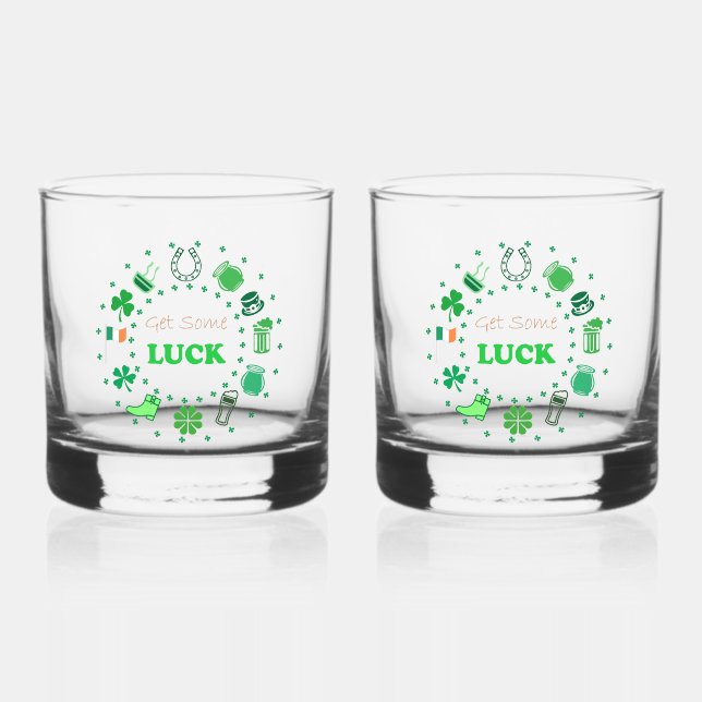 Trinkbehälter Set Whiskyglas (Vorderseite)