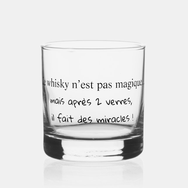 Trinkbehälter Set Whiskyglas (Vorderseite)