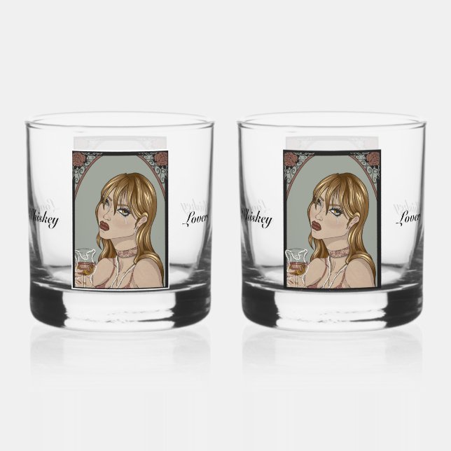 Trinkbehälter Set Whiskyglas (Vorderseite)