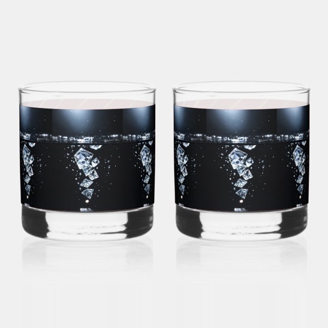 Trinkbehälter Set Whiskyglas (Vorderseite)