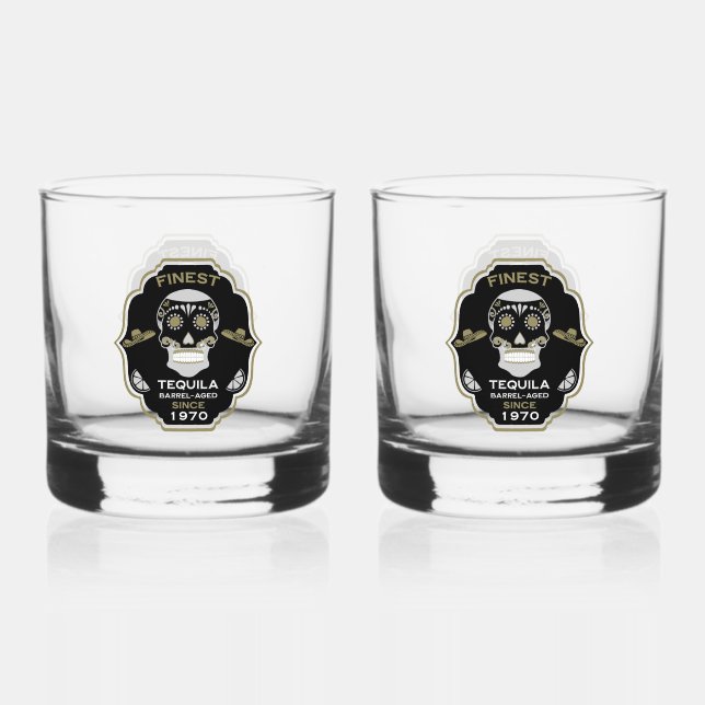 Trinkbehälter Set Whiskyglas (Vorderseite)