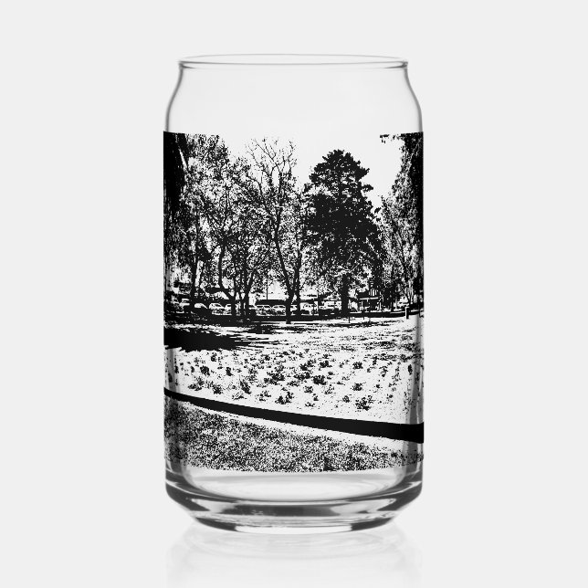 Trinkbehälter Style: Hartglas, Set: Set von 1 Dosenglas (Vorderseite)