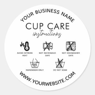 Trinkbehälter Vinyl Tumbler Cup Tasse Betreuungsan Runder Aufkleber