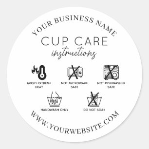 Trinkbehälter Vinyl Tumbler Cup Tasse Betreuungsan Runder Aufkleber