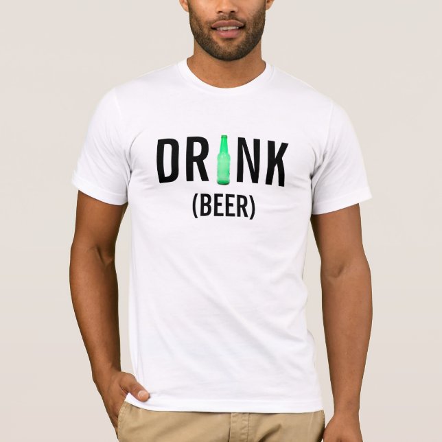 Trinkbier T-Shirt (Vorderseite)