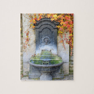 Trinkbrunnen im Herbst, Ungarn