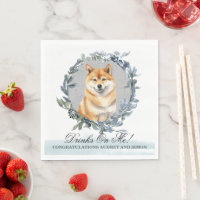 Trinke auf mich! Shiba inu Hunde Hochzeitstier