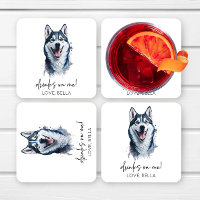 Trinke auf mich! Siberian Husky Dog Pet Wedding