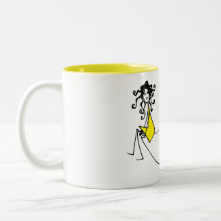 Trinke im Sonnenschein: Gelb – Loreen Liebt Tasse
