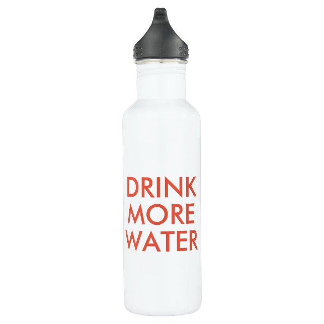 Trinke mehr Wasser | Funny Spaß Waterflasche Trinkflasche (Rechts)