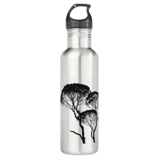 Trinke mehr Wasser. Haut, Haare, Körper und Geist Edelstahlflasche