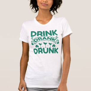 Trinken Betrunken getrunken T-Shirt