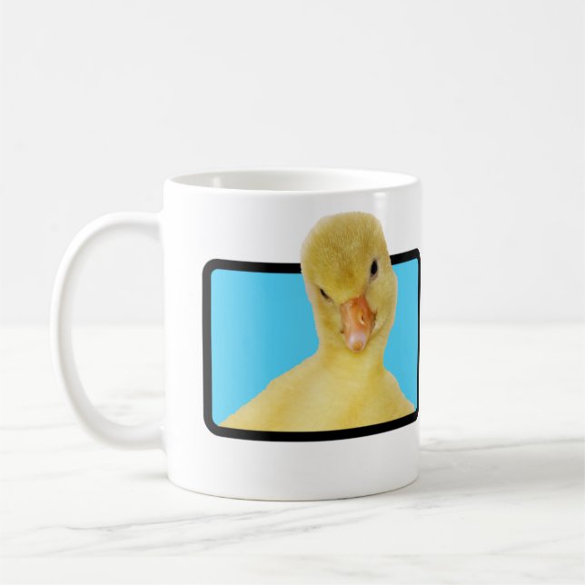 Trinken der Risse meiner Hasser, Babyküken Kaffeetasse (Links)