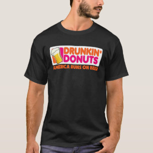 Trinken Erwachsene Amerika läuft auf Bier-Shirt fü T-Shirt