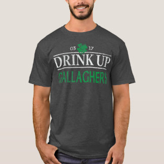Trinken Gallaghers Irish St Patricks Day T-Shirt
