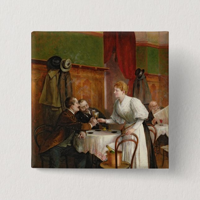 Trinken ihrer Gesundheit Button (Vorderseite)