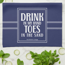 Trinken in meiner Hand Zitat Nautical Coastal Beac