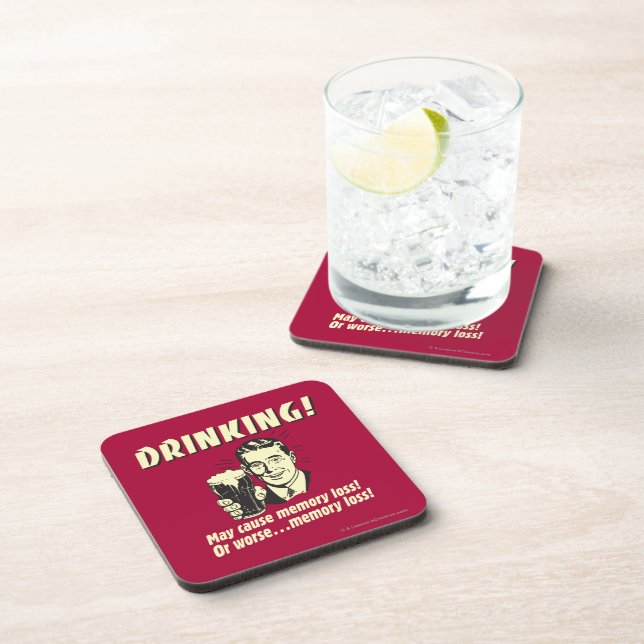 Trinken: Kann den Speicherverlust noch verschlimme Untersetzer (Rechte Seite)