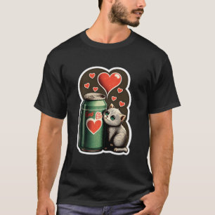 Trinken Lemonade Kitten Paw Soda Pop Meow Sommer T-Shirt